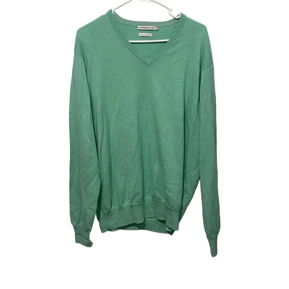 Peter Millar Cashmere Blend V Neck Sweater Men’s Size Medium